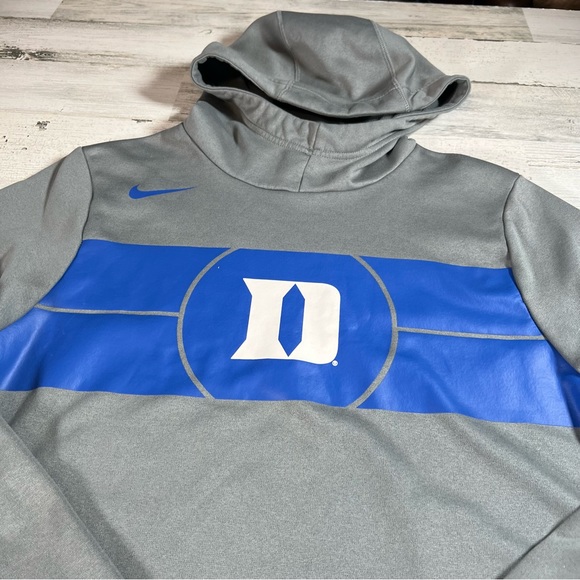 Nike Men’s Duke University Blue Devils Dri-Fit Hoodie Sweatshirt Size Medium - Picture 2 of 7